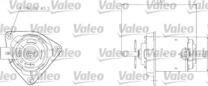 Электродвигатель VALEO 698316