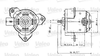 Электродвигатель VALEO 698317