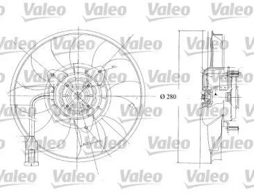 Вентилятор VALEO 698350