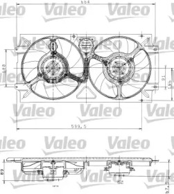 Вентилятор VALEO 698359