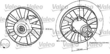 Вентилятор VALEO 698371