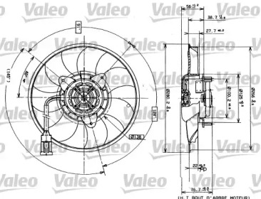 Вентилятор VALEO 698423