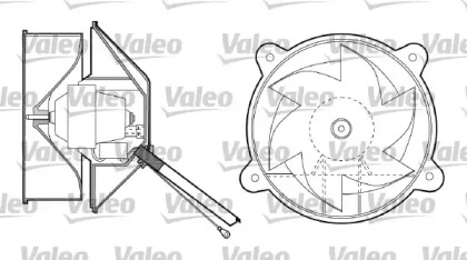 Вентилятор салона VALEO 698429