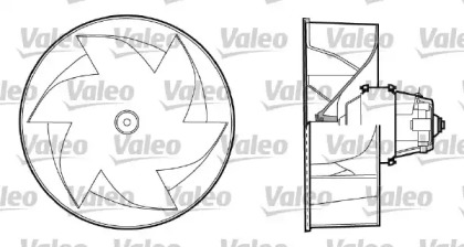 Вентилятор салона VALEO 698433