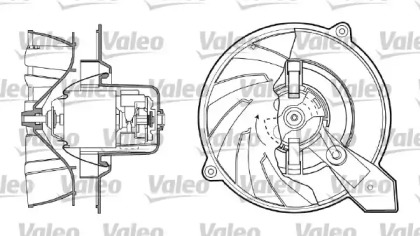 Вентилятор салона VALEO 698435