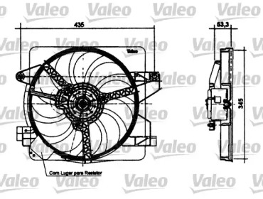 Вентилятор VALEO 698494