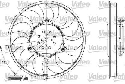 Вентилятор VALEO 698611