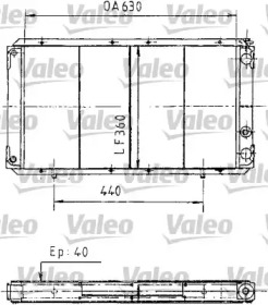 Теплообменник VALEO 730003