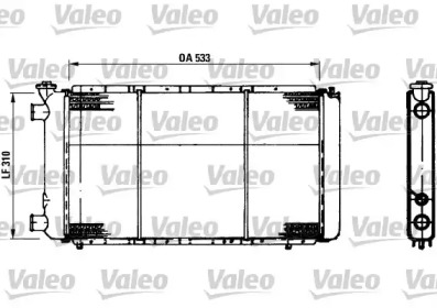 Теплообменник VALEO 730021