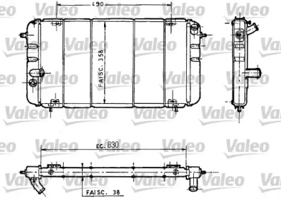 Теплообменник VALEO 730032