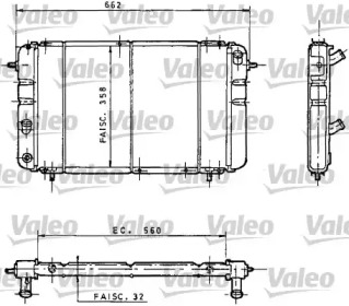 Теплообменник VALEO 730034