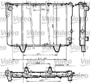 Теплообменник VALEO 730036