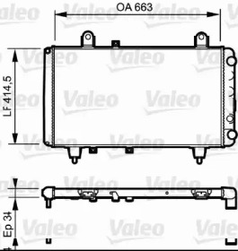 Теплообменник VALEO 730040