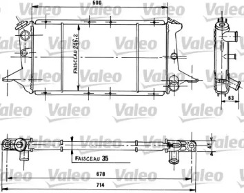 Теплообменник VALEO 730051