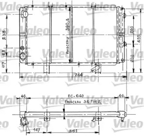 Теплообменник VALEO 730058