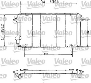 Теплообменник VALEO 730065