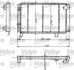 Теплообменник VALEO 730069