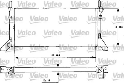 Теплообменник VALEO 730120