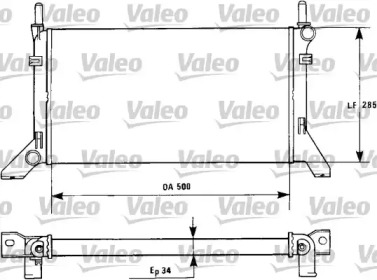 Теплообменник VALEO 730122