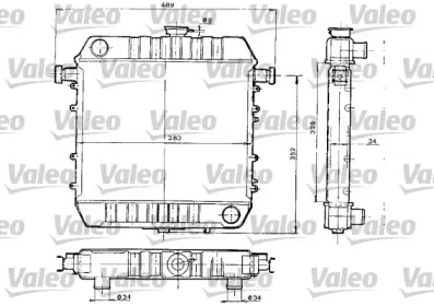 Теплообменник VALEO 730152