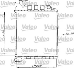 Теплообменник VALEO 730172