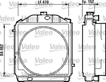 Теплообменник VALEO 730221