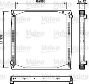 Теплообменник VALEO 730260