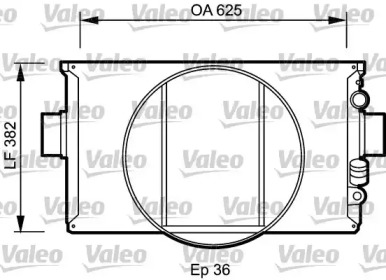 Теплообменник VALEO 730334