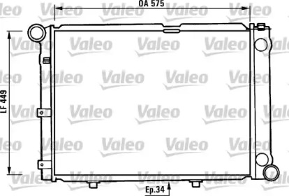 Теплообменник VALEO 730344