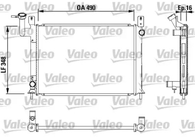 Теплообменник VALEO 730406