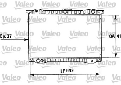 Теплообменник VALEO 730410