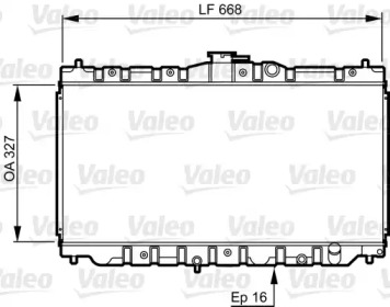 Теплообменник VALEO 730423