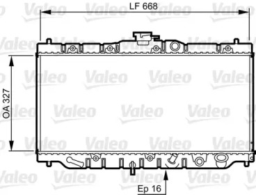 Теплообменник VALEO 730424