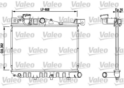 Теплообменник VALEO 730433