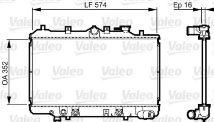 Теплообменник VALEO 730437