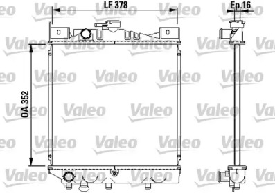 Теплообменник VALEO 730456