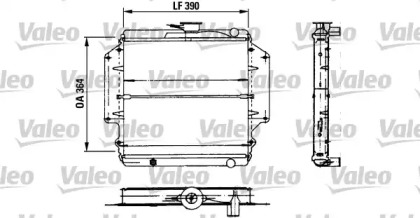 Теплообменник VALEO 730458