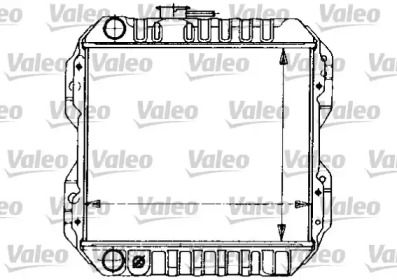 Радиатор, охлаждение двигателя VALEO 730466