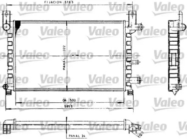 Теплообменник VALEO 730483