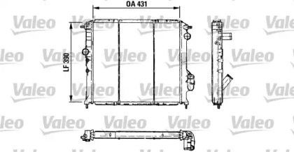 Теплообменник VALEO 730501