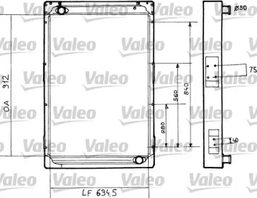 Теплообменник VALEO 730531