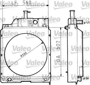 Теплообменник VALEO 730660