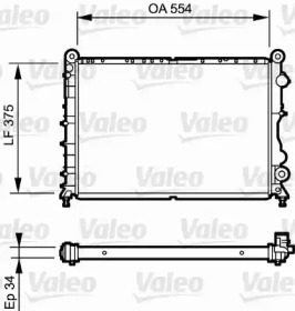 Теплообменник VALEO 730838