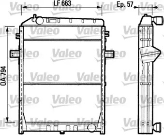 Теплообменник VALEO 730841