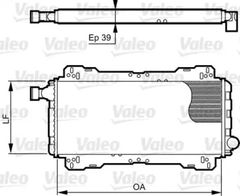 Теплообменник VALEO 730842