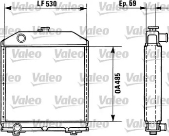 Теплообменник VALEO 730852