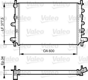 Теплообменник VALEO 730856