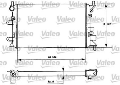 Теплообменник VALEO 730857