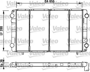 Теплообменник VALEO 730944