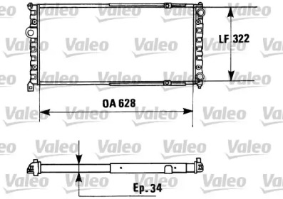 Теплообменник VALEO 730945